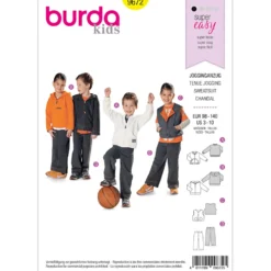 Joggingdragt Burda kids 9672 str. 98-140