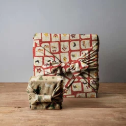 Jul – poplin m/24 motiver Rød