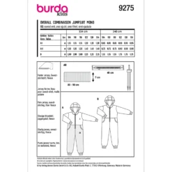 Jumpsuit Burda Kids 9275 str. 104-134