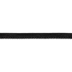 Kantelastik 9mm Sort