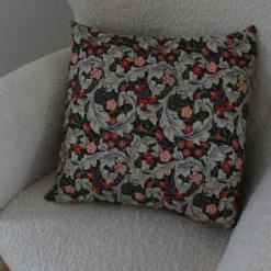 Kanvas m/ blade og blomster William Morris Marine