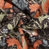 Kanvas m/ blomster William Morris Mørk granit