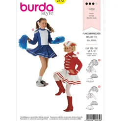 Karneval kostume Burda Kids 2472 str. 122-152