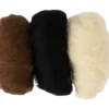 Kartet uld, 3×10 g Sort/off-white/brun