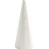 Kegle, hvid, H: 19,5 cm, diam. 7 cm, 1 stk.