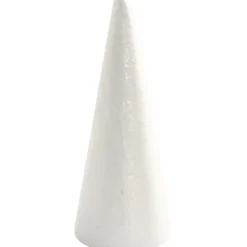 Kegle, hvid, H: 19,5 cm, diam. 7 cm, 1 stk.