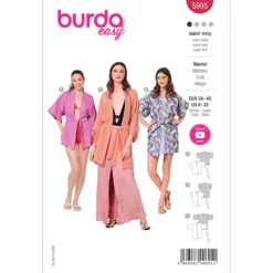Kimono Burda 5995 str. 34-48
