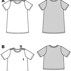 Kjole/Bluse Burda Kids 9229 str. 104-146