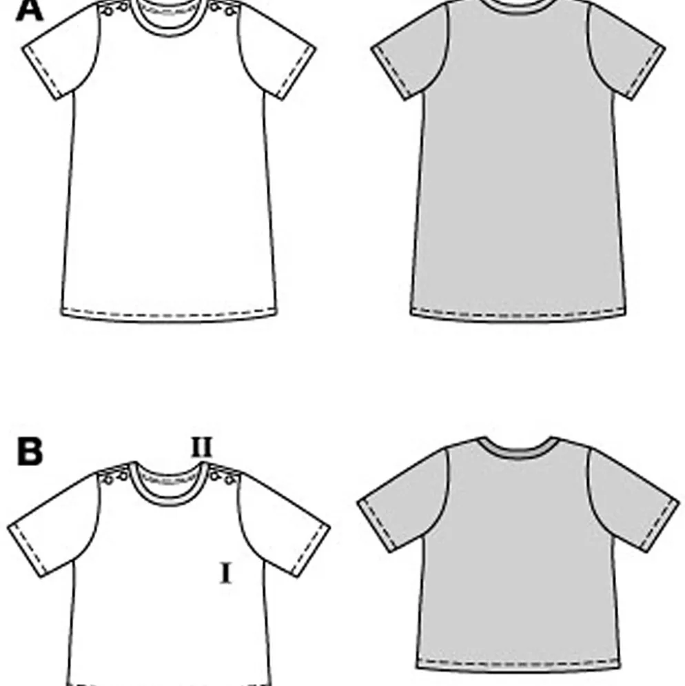 Kjole/Bluse Burda Kids 9229 str. 104-146