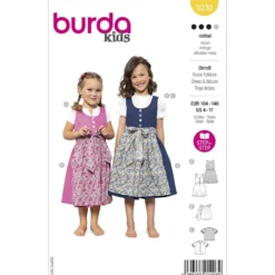 Kjole/Bluse Burda Kids 9230 str. 104-146