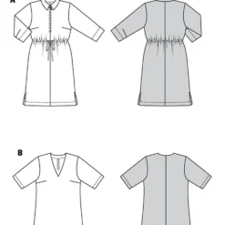 Kjole/bluse Burda 6038 str. 44-54