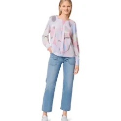 Kjole/bluse Burda 6077 str. 34-44