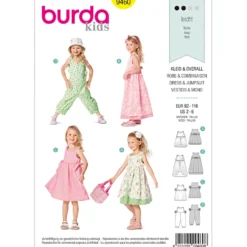 Kjole/Buksedragt Burda Kids 9460 str. 92-116