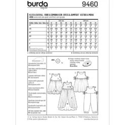 Kjole/Buksedragt Burda Kids 9460 str. 92-116