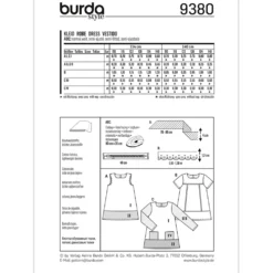 Kjole Burda kids 9380 str. 110-140