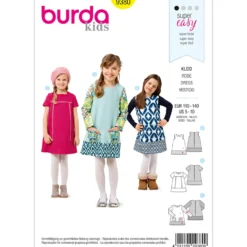 Kjole Burda kids 9380 str. 110-140