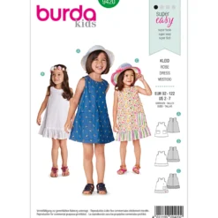 Kjole Burda Kids 9420 str. 92-122