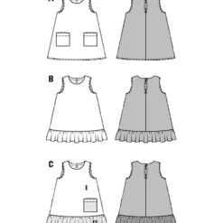 Kjole Burda Kids 9420 str. 92-122