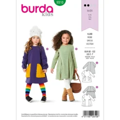 Kjole Burda Kids 9310 str. 92-122