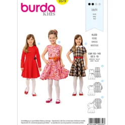 Kjole Burda Kids 9379 str. 110-140