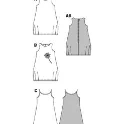 Kjole Burda Kids 9544 str. 110-140