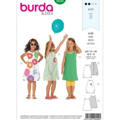 Kjole Burda Kids 9544 str. 110-140