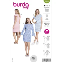 Kjole Burda 5805 str. 34-48