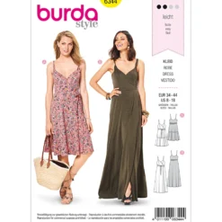 Kjole Burda 6343 str. 34-44