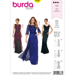 Kjole Burda 6866 str. 36-48