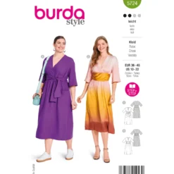 Kjole Burda 5724 str. 36-48