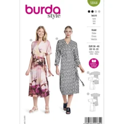 Kjole Burda 5844 str. 36-48