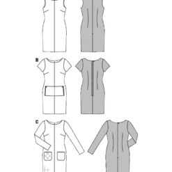 Kjole Burda 6609 str. 34-46