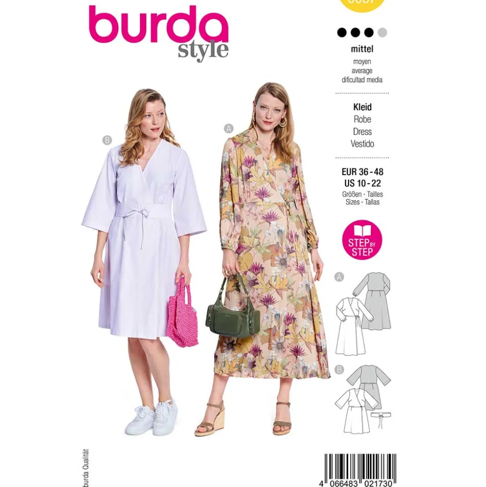 Kjole Burda 5637 str. 36-48