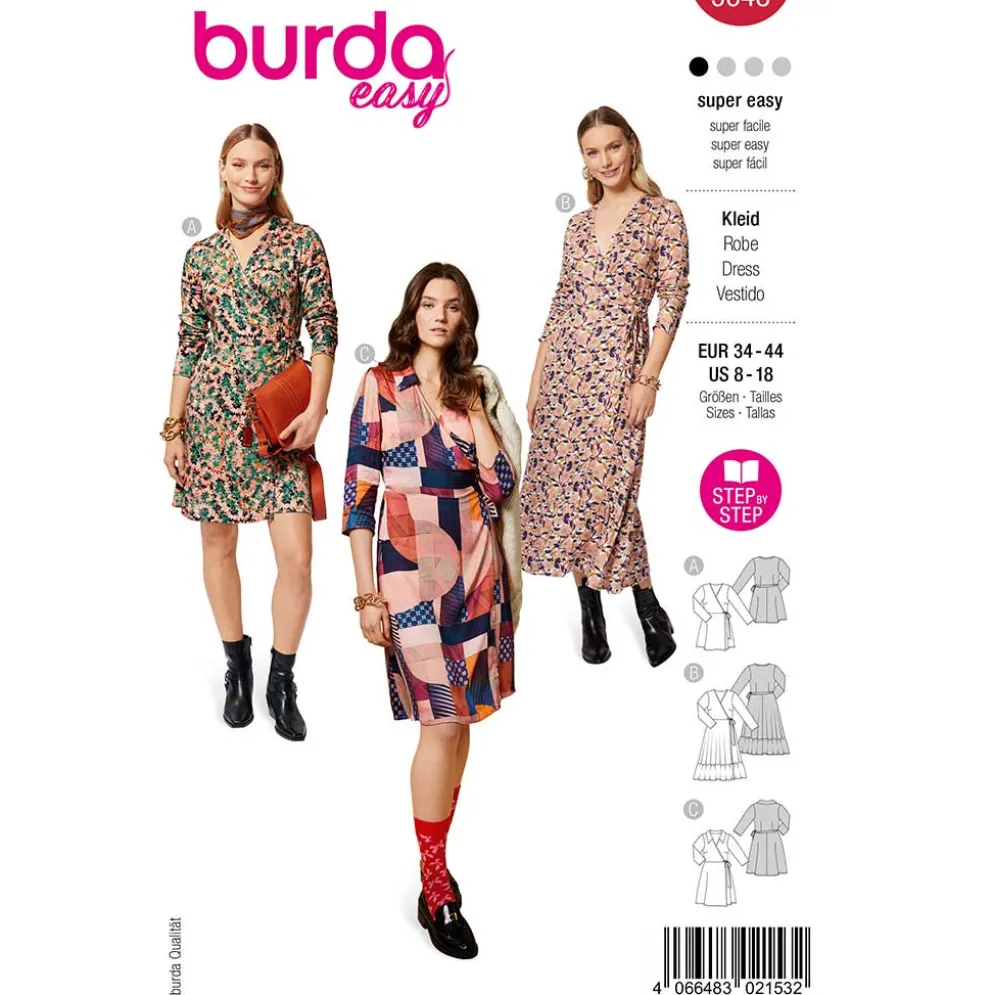 Kjole Burda 5648 str. 34-44