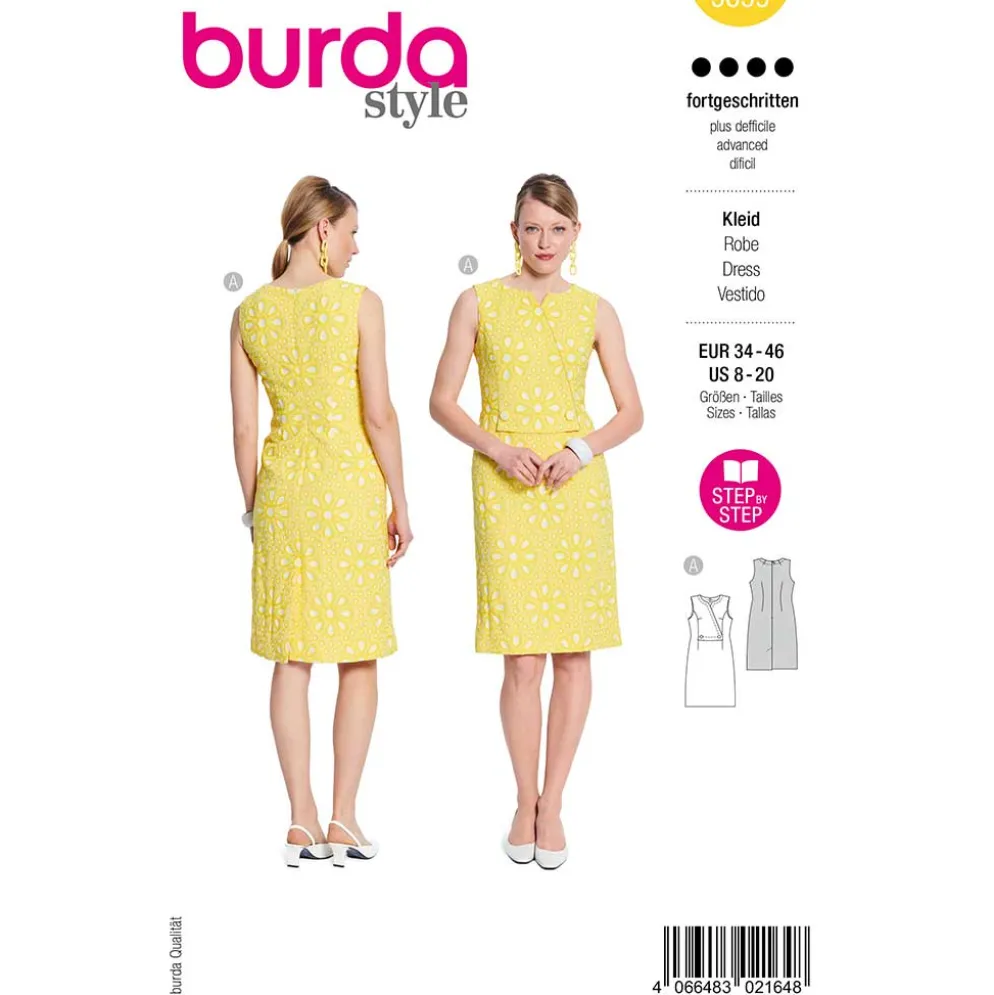 Kjole Burda 5659 str. 34-46