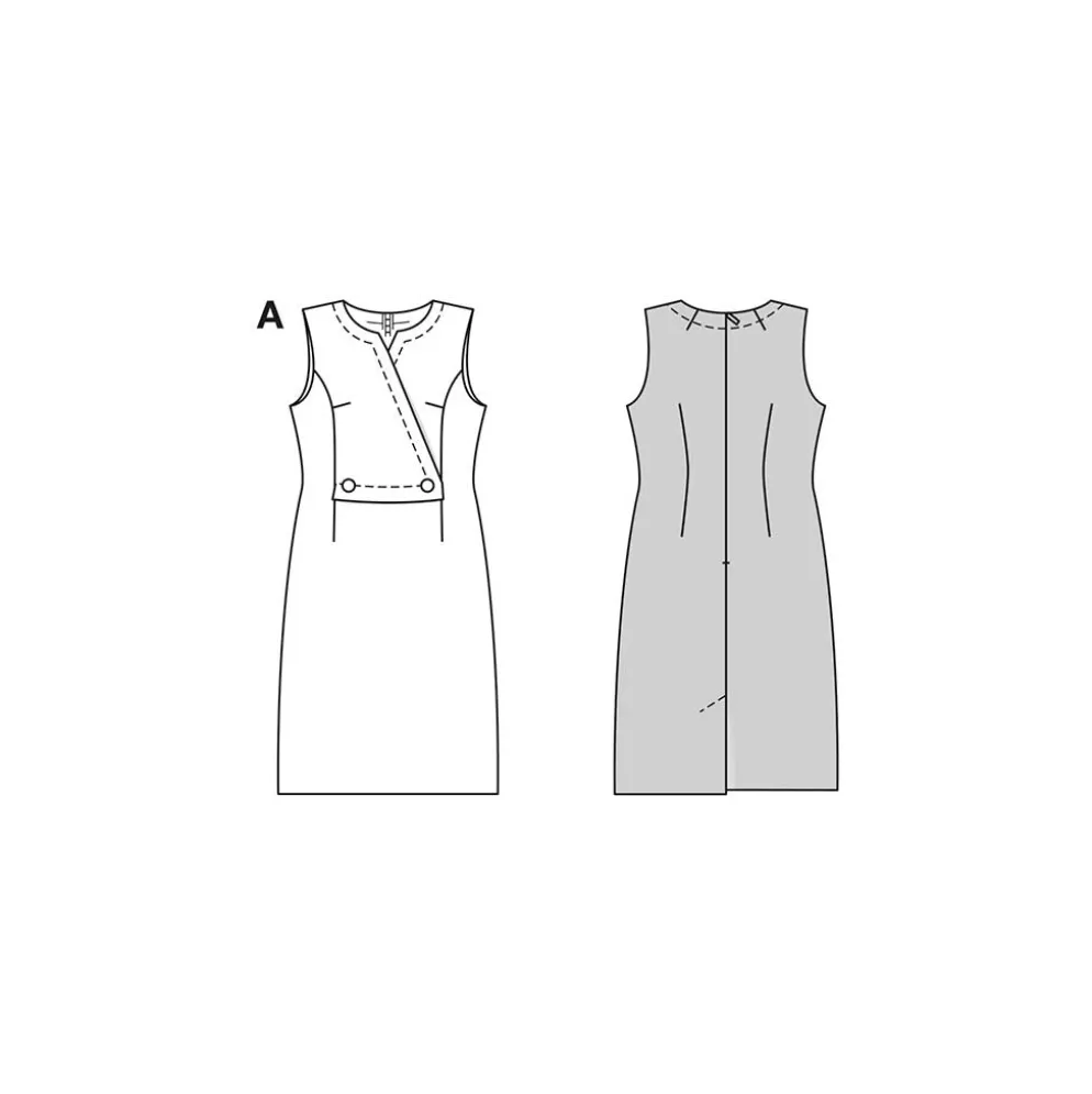 Kjole Burda 5659 str. 34-46