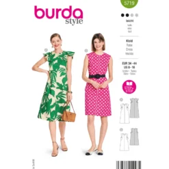 Kjole Burda 5719 str. 34-44