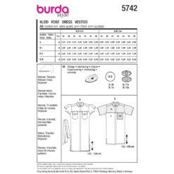 Kjole Burda 5742 str. 36-48