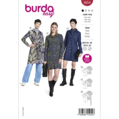 Kjole Burda 5854 str. 34-48