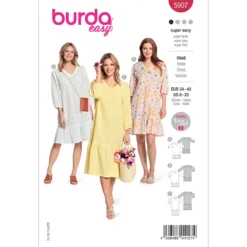 Kjole Burda 5907 str. 34-48