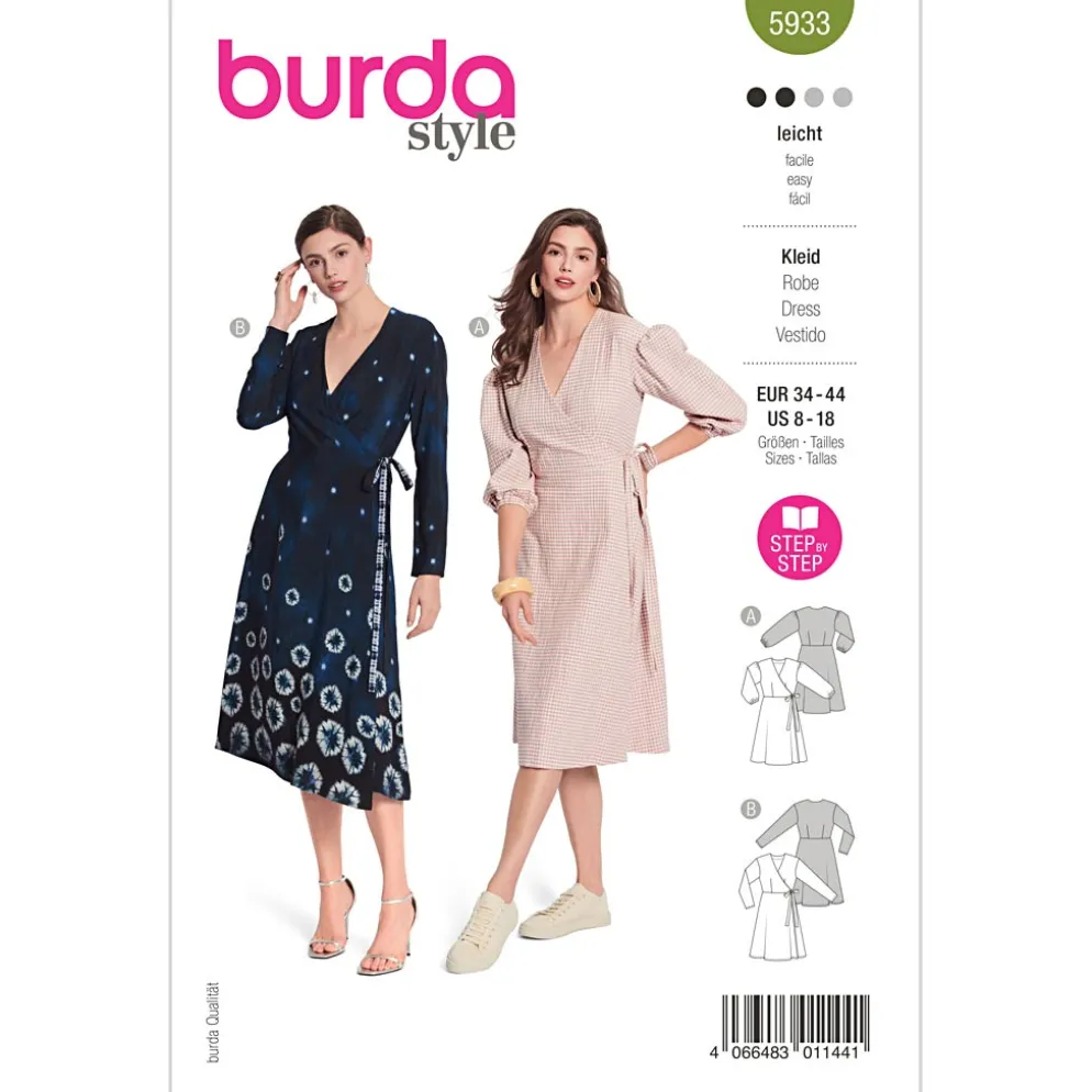 Kjole Burda 5933 str. 34-44
