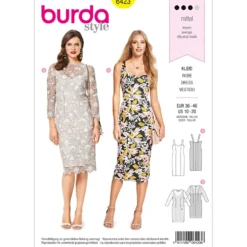 Kjole Burda 6423 str. 36-46