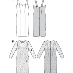 Kjole Burda 6423 str. 36-46