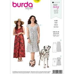Kjole Burda 7100 str. 44-60