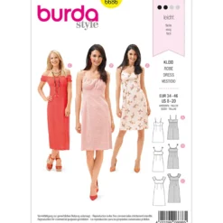 Kjole Burda 6686 str. 34-46