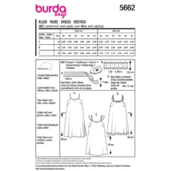 Kjole Burda str. 34-44
