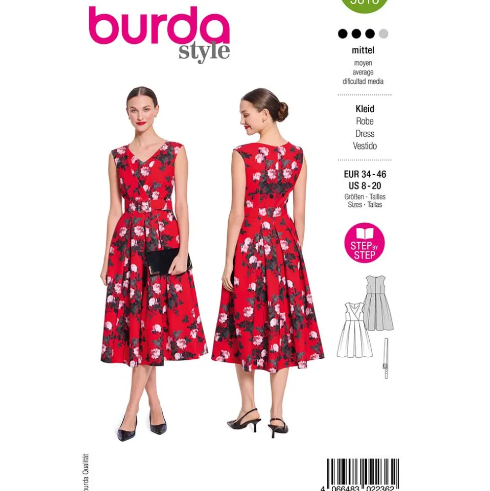 Kjole Burda str. 34-46