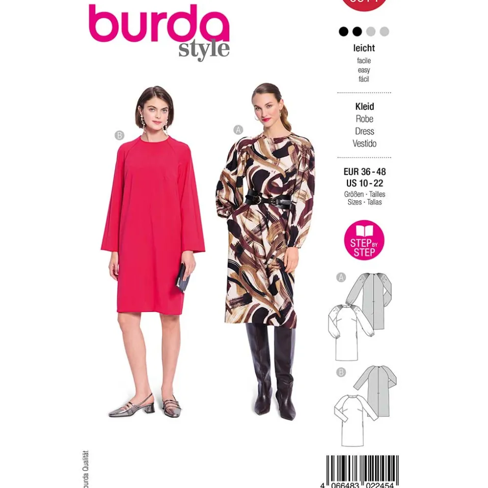 Kjole Burda str. 36-48