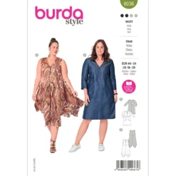Kjole Burda 6036 str. 44-54