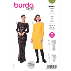 Kjole Burda 6068 str. 34-44